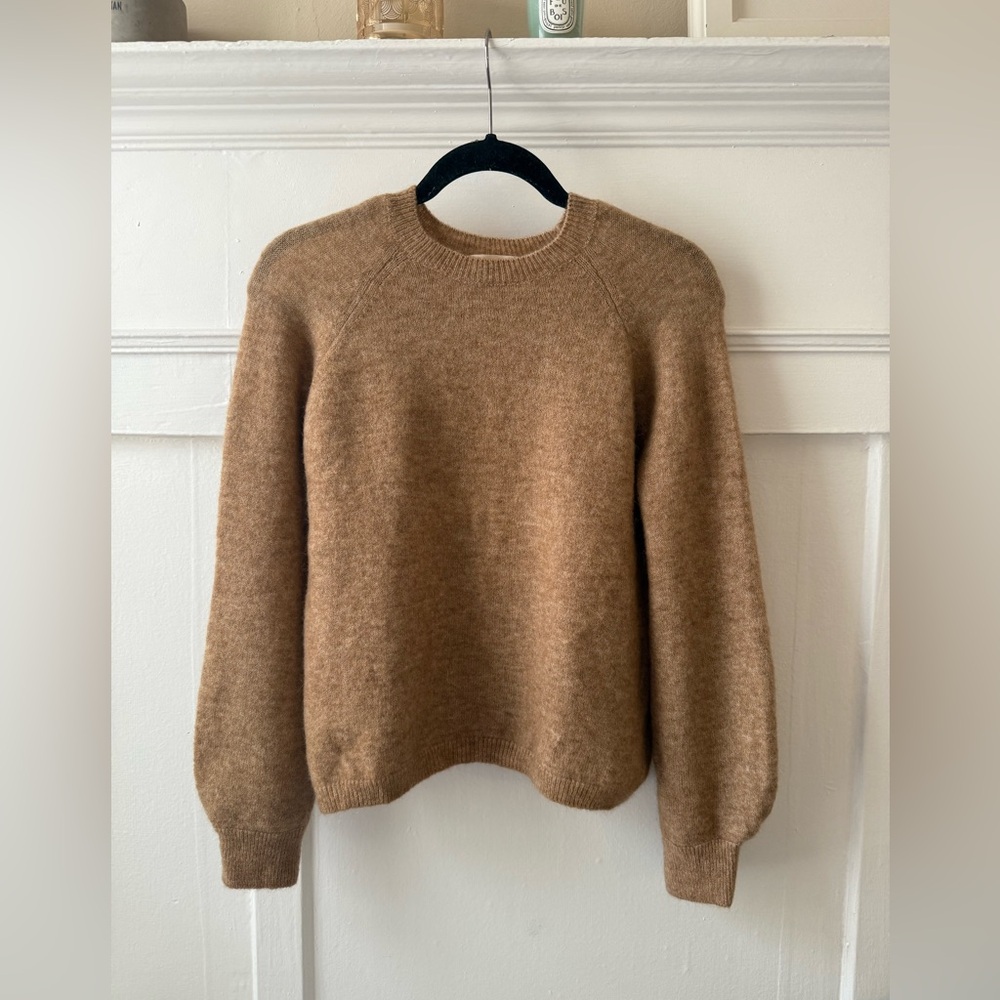 Sezane Louisa Jumper Camel - Size XS